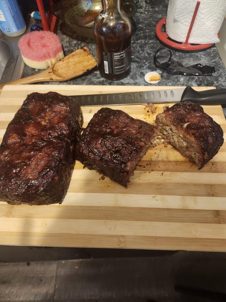 Meatloaf on the chimp!