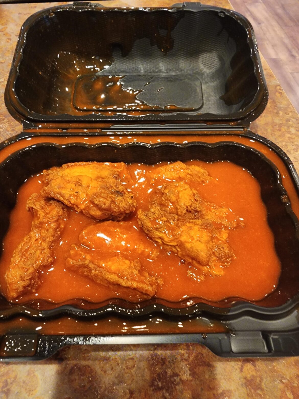 Holy frickin buffalo sauce wing soup. Pizza Ranch Mount pleasant Iowa.