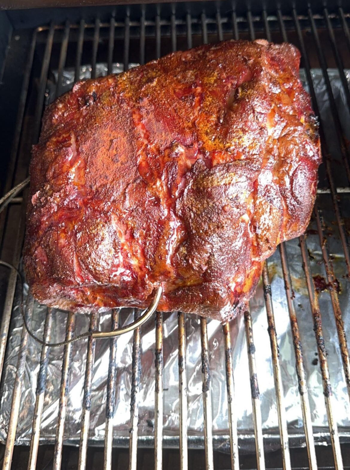 8 hours and counting on my first ever pork butt.