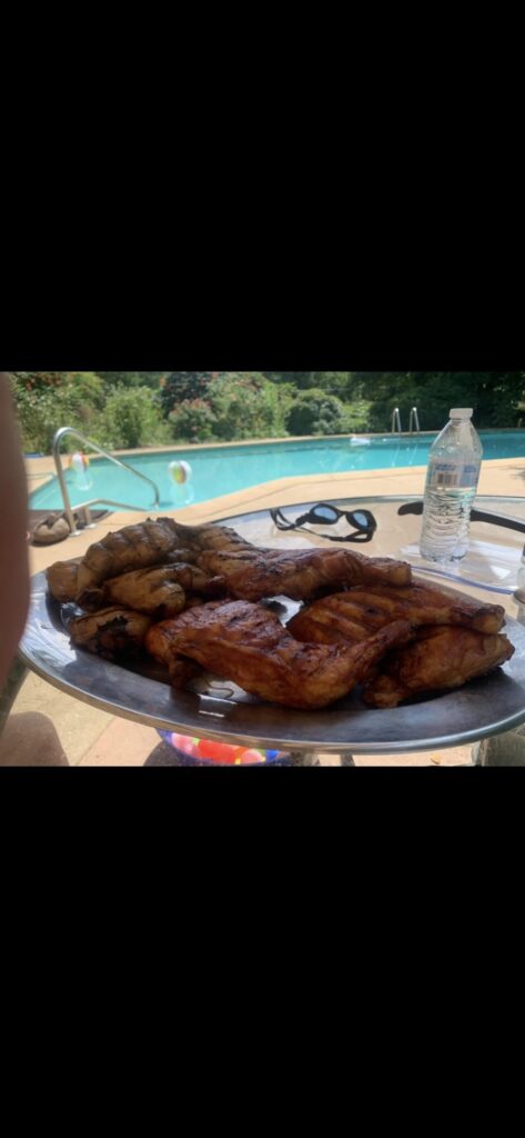 I inherited a Traeger & I’m obsessed with smoking. Even plain chicken quarters for my dog.