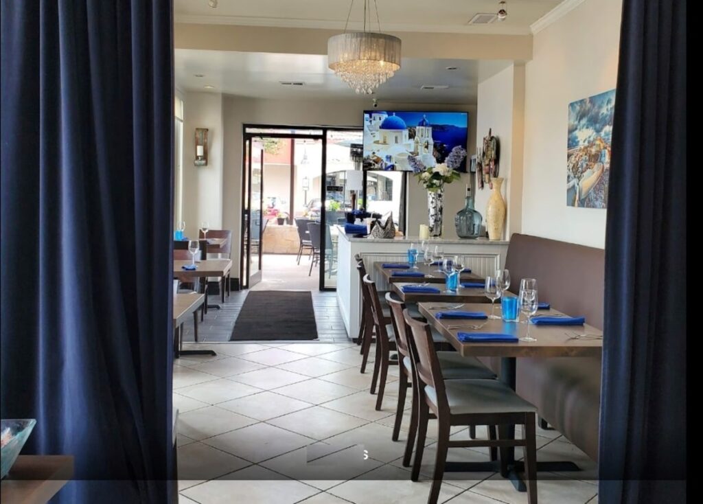 Interiors to Ziziki’s in Dallas