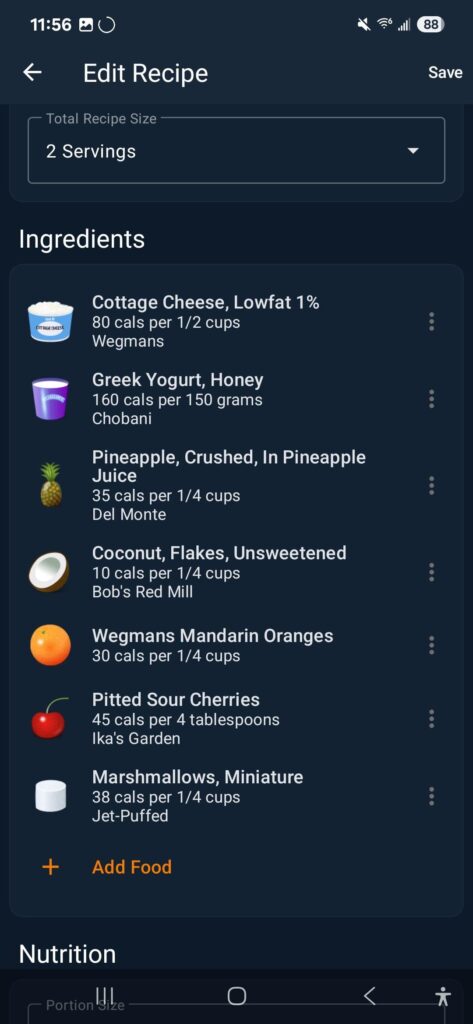 Ambrosia Salad Ambrosia Salad