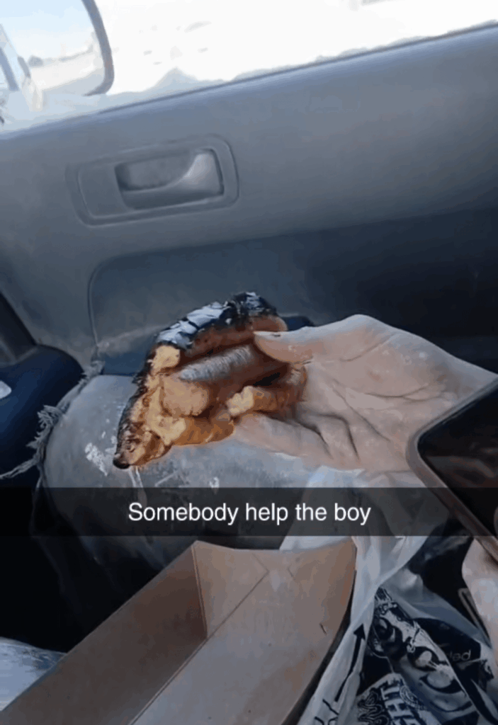 Picture my old coworker took of my lunch