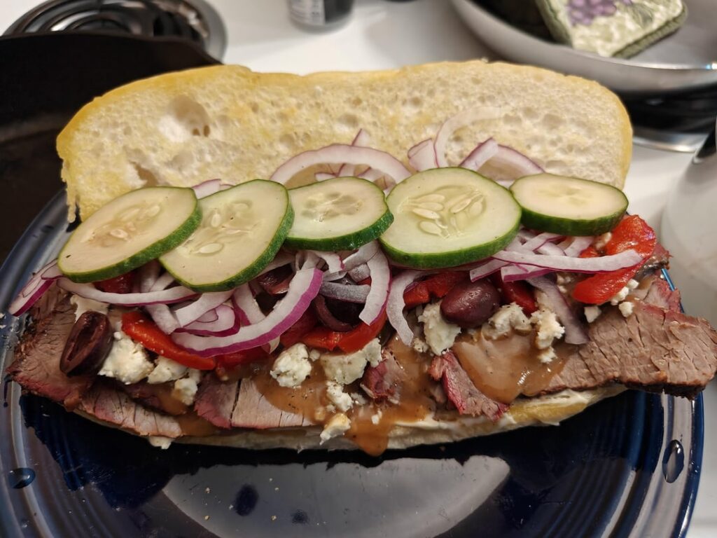 I finally did it. My best sandwich ever.