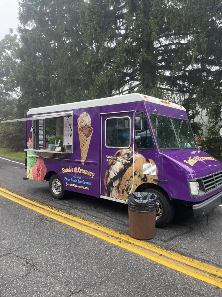 Peanut butter fudge ice cream at my library's annual book sale