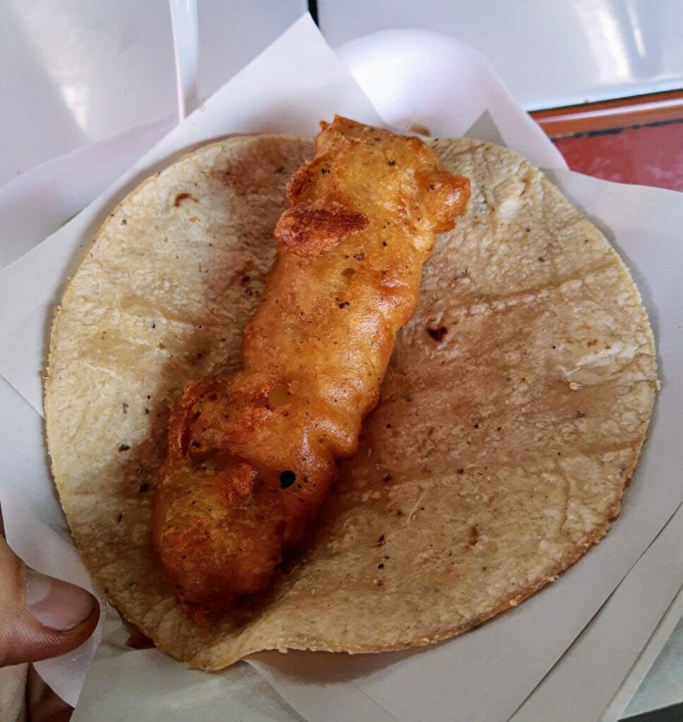 This is the best fish taco in the world.