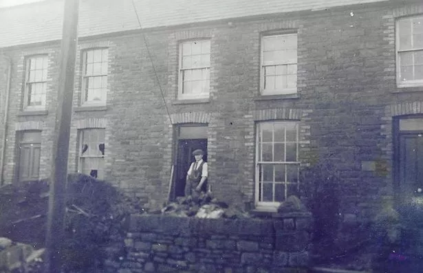 Attilio Conti outside the house which would be converted into Conti's Cafe