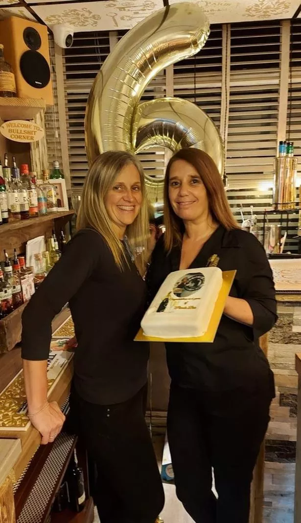 The team at Piccolo celebrated their sixth year this year, Camille (left) pictured with her staff member Debs