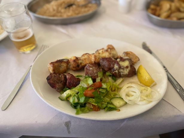 I was glad I picked the mixed kebab 