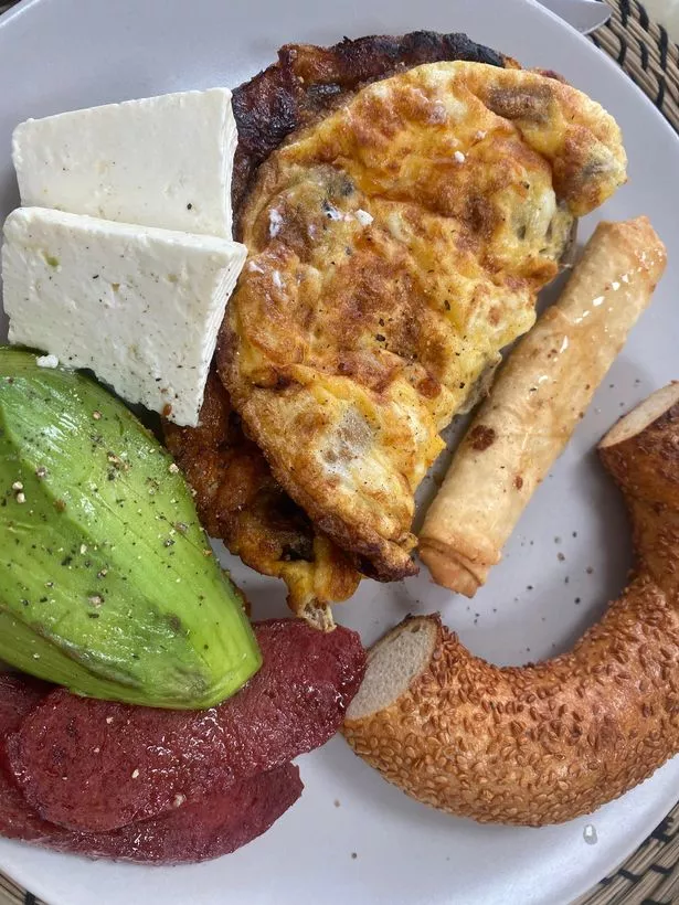 I absolutely loved my Mediterranean breakfast