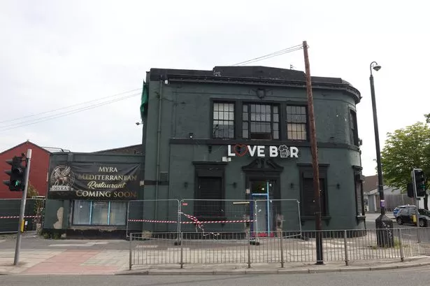 The former Love Bar on Smithdown Road which will soon open as Myra Mediterranean Restaurant
