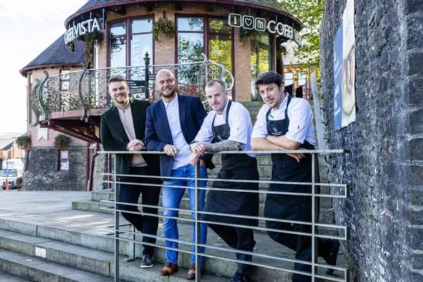  L-R Jonathan Rees, Richard Rees, Kenny Bell, Dan Frizaru