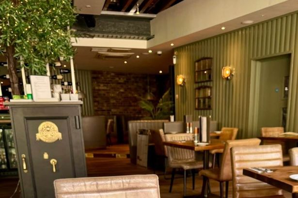 Inside the new look Lollo Rosso restaurant in Morpeth, Northumberland