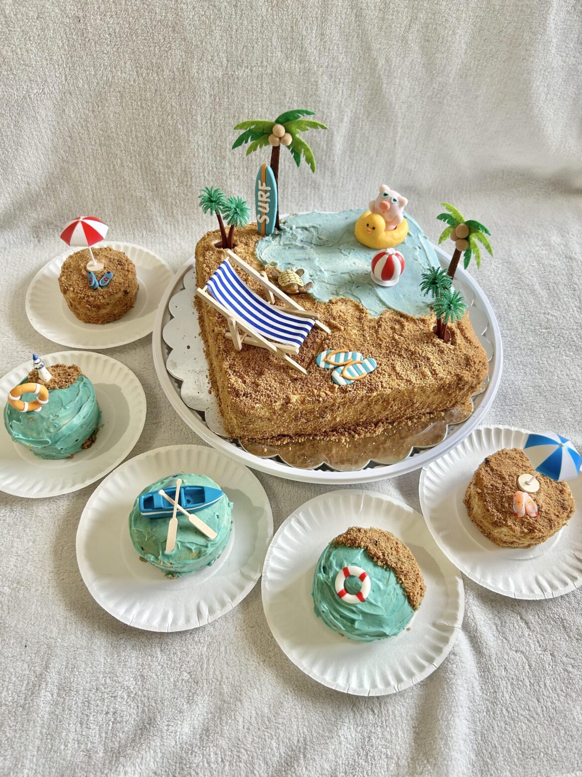 Beach cake