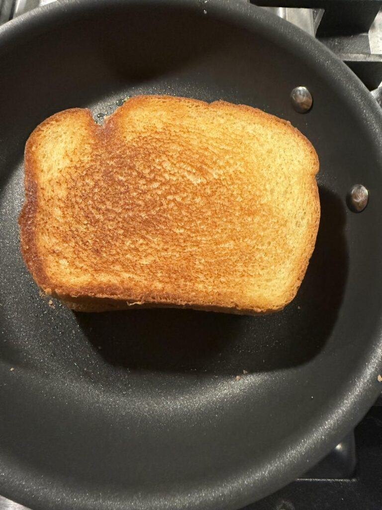 Grilled pimento cheese sandwich.