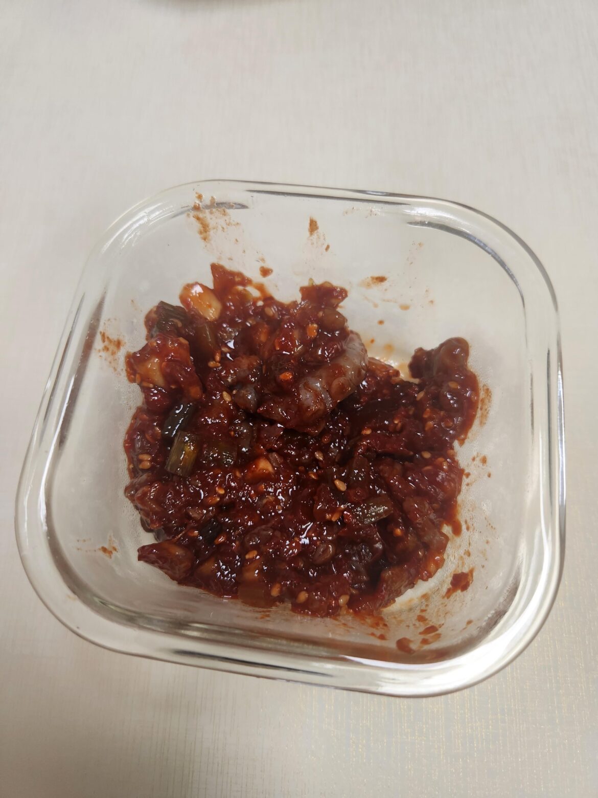 Small octopus Jeotgal(salted seafood)🧂🐙