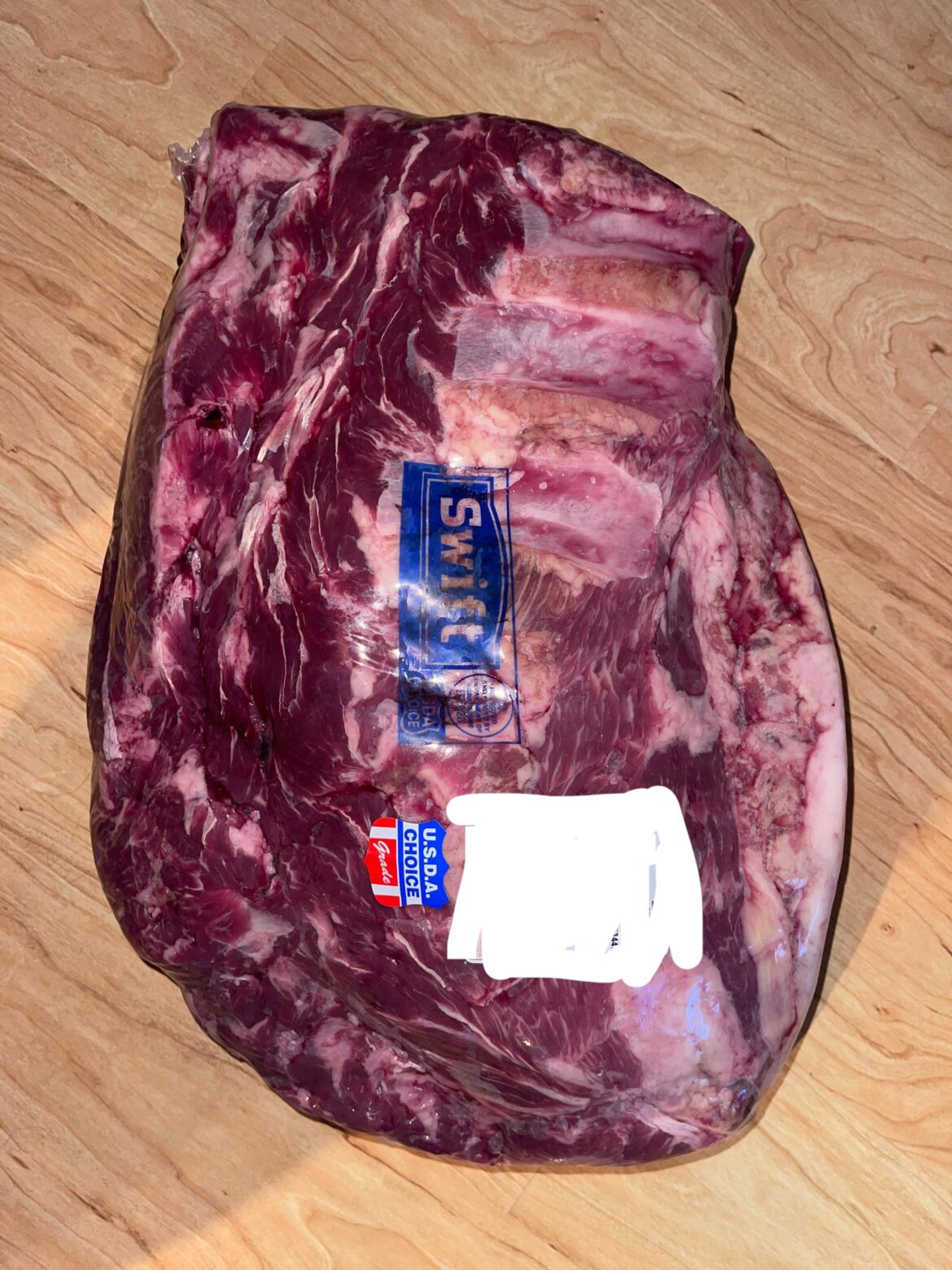 Would it be stupid to smoke this 25lbs chuck like a brisket?