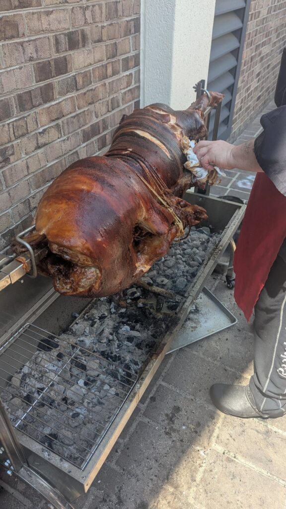 Roasted a whole pig, and it was incredible!