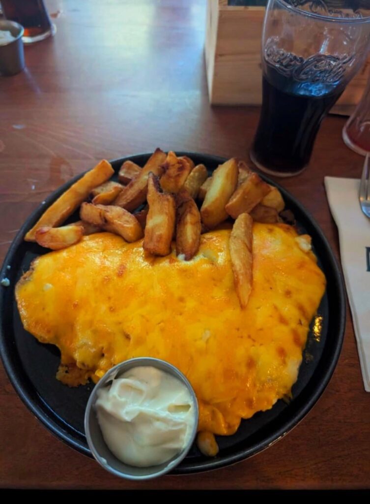 Half parmo, Merlin, Billingham, £12.25.