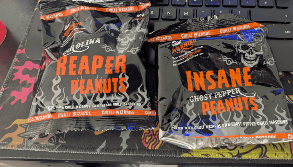 2 of my favourite nuts the Carolina Reaper is so good