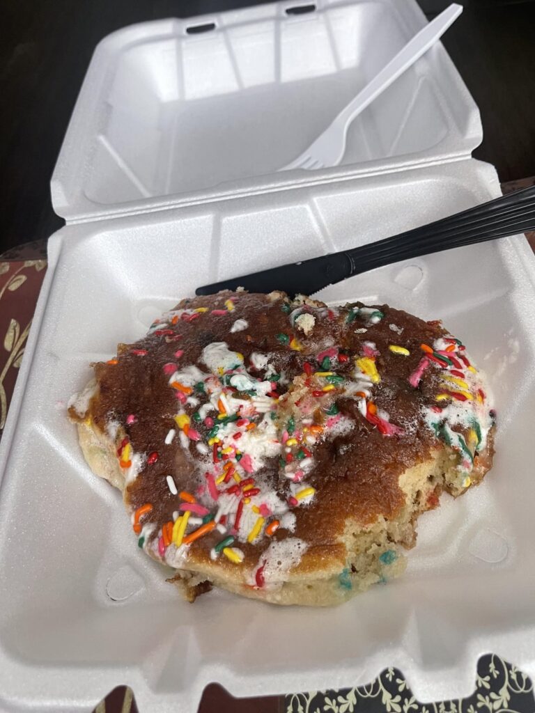 Calories in birthday cake pancakes