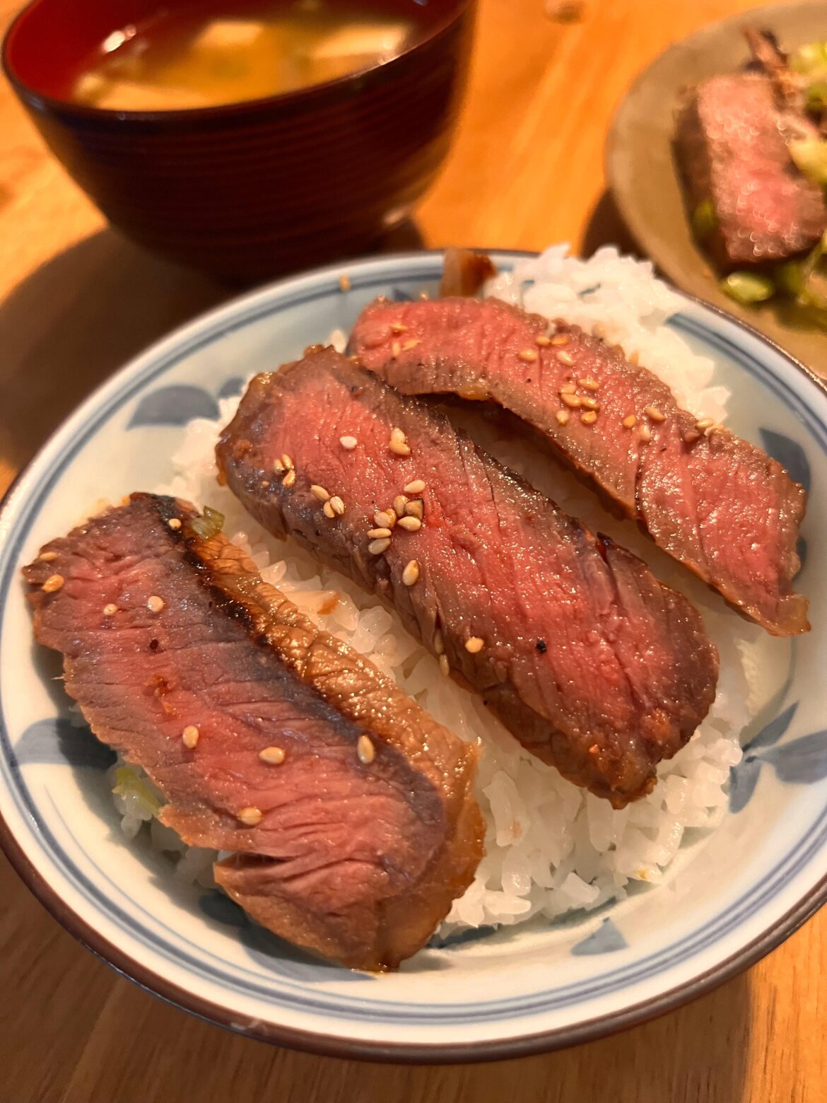 My attempt at making Japanese flavored steak