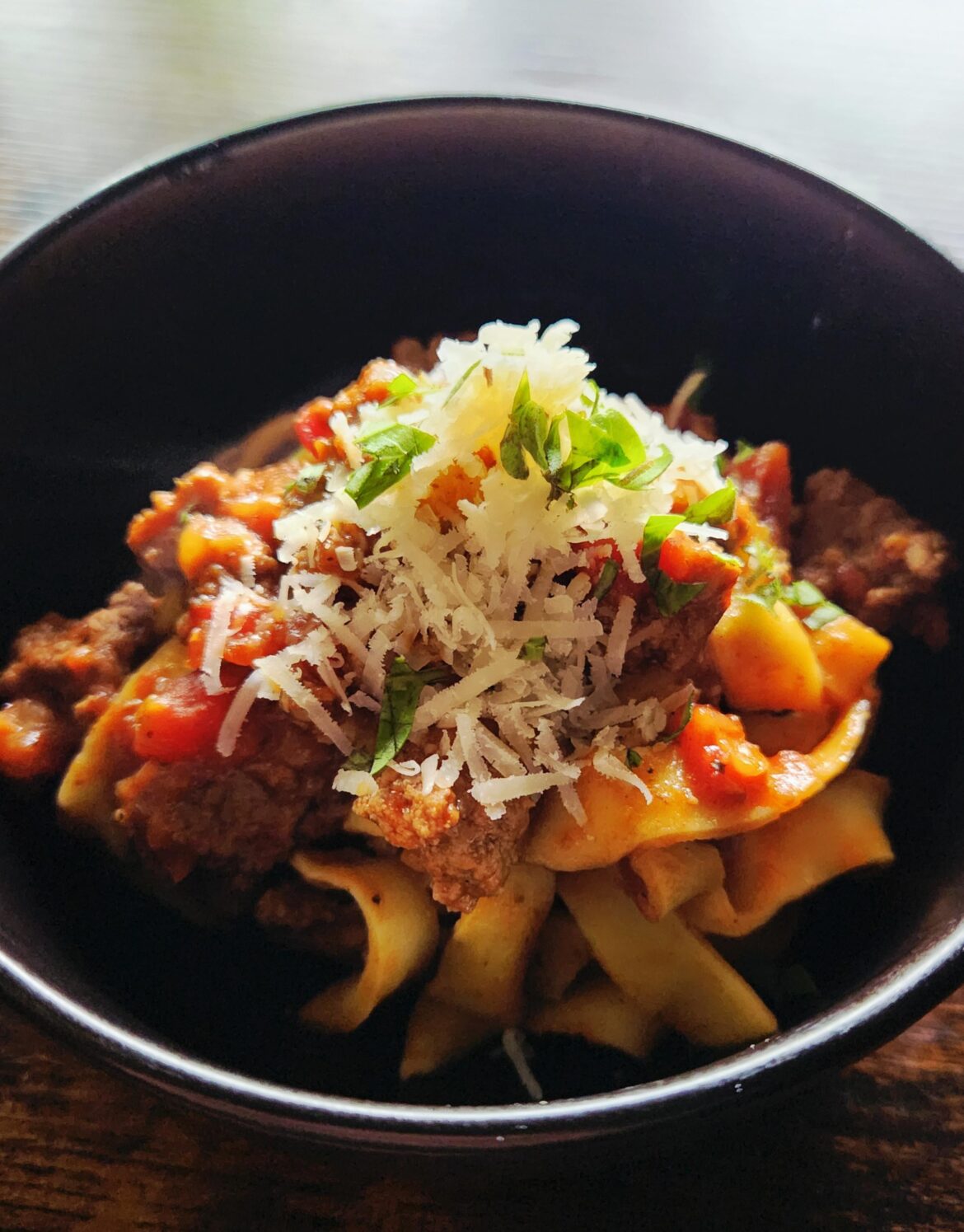 Blognese with Handmade Tagliatelle