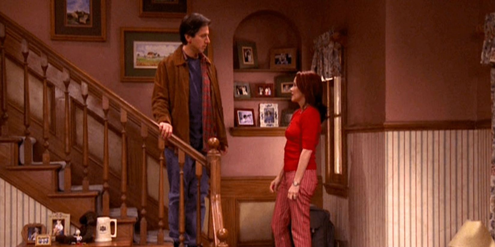 Ray and Debra on the stairs