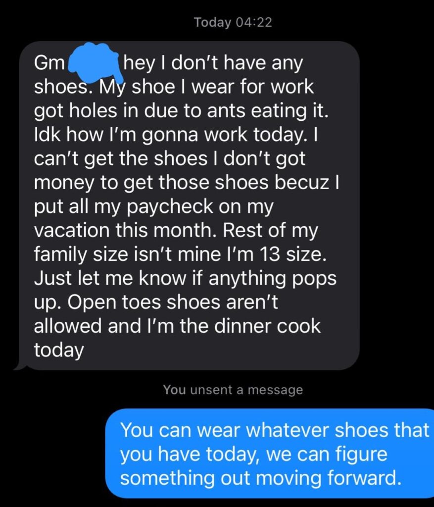 20 years of working in kitchens, and this call off attempt just about broke me.