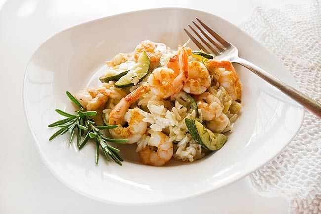 shrimp risotto