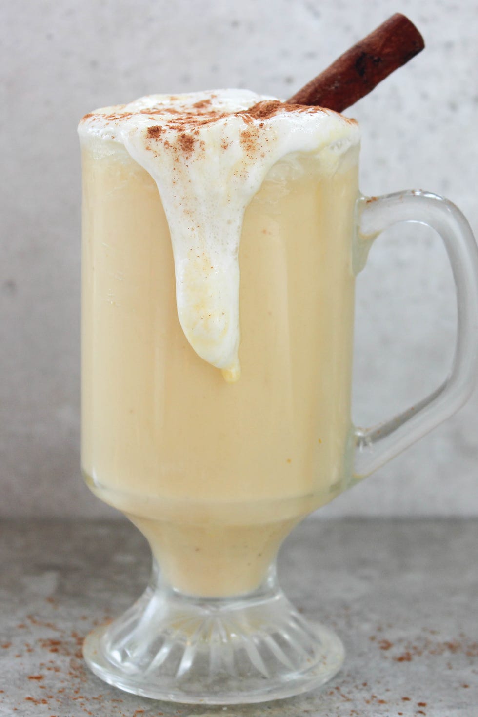 pumpkin spice eggnog hot chocolate