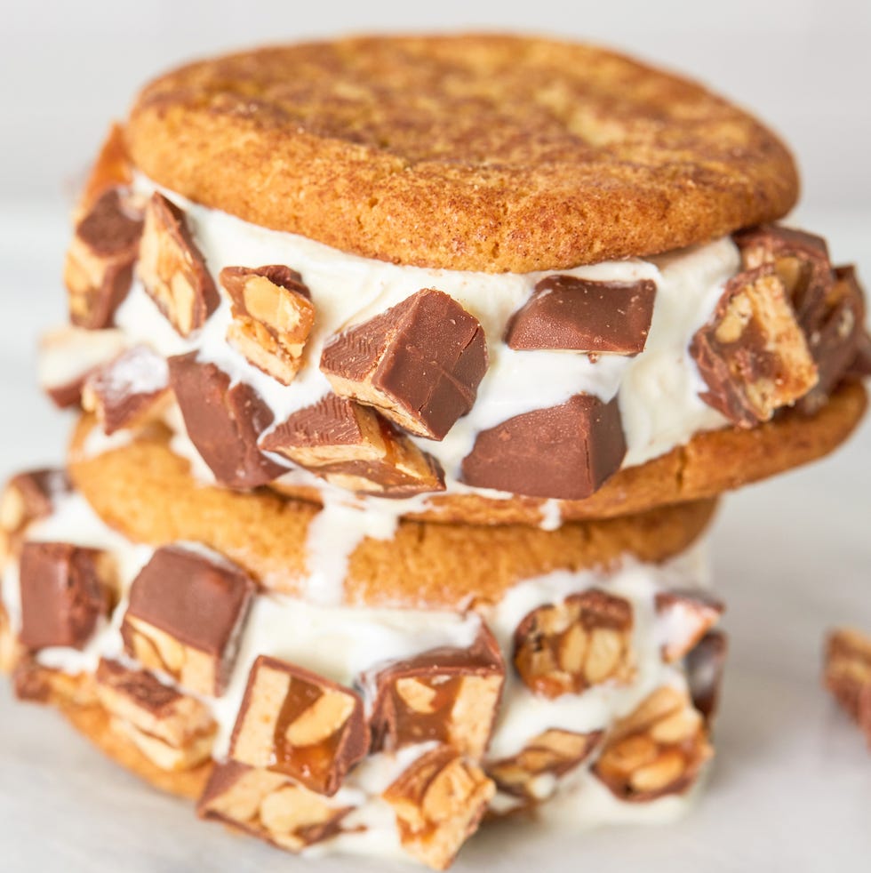 snickers ice cream sandwiches recipe