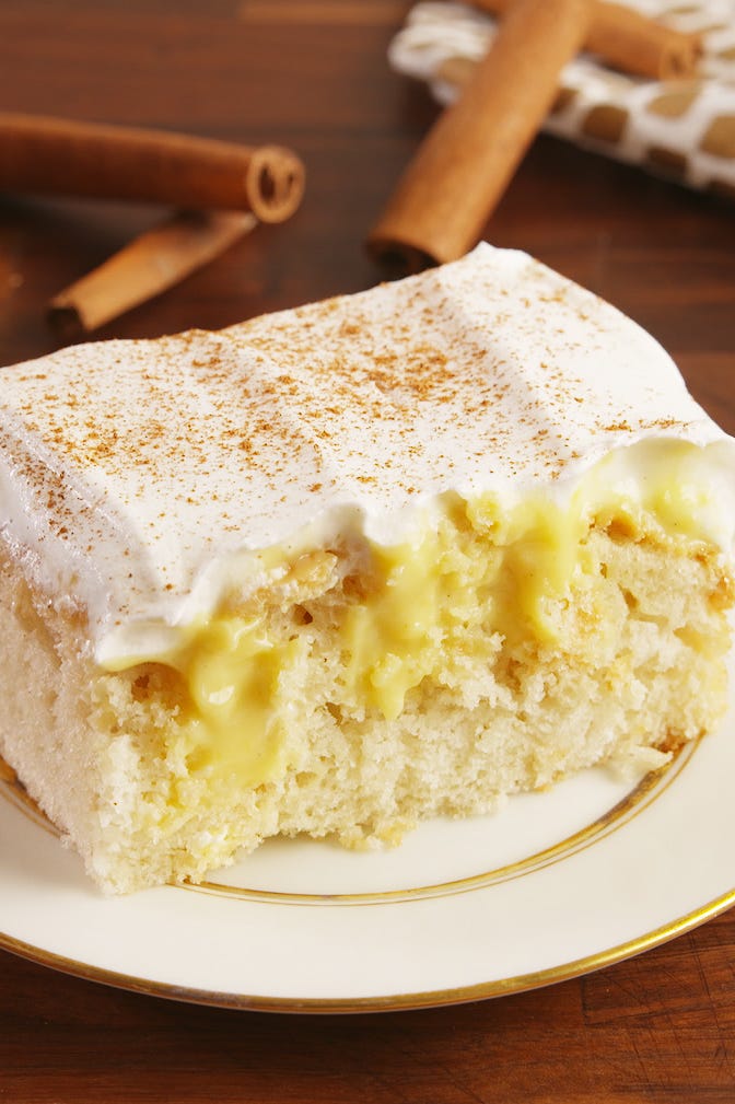 eggnog poke cake horizontal