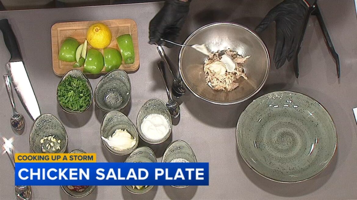 Midtown Athletic Clubs shares healthy summer 2025 chicken salad plate recipe on Cooking up a Storm