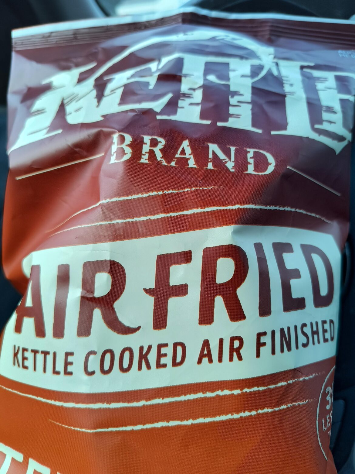 "Air Finished" is almost meaningless in these "Air Fried" Kettle Brand Chips