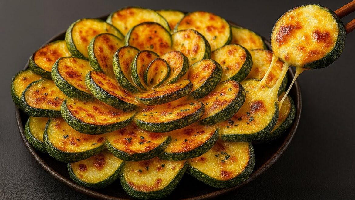 Perfektes Abendessen! Dieses Zucchini-Rezept ist so einfach und lecker! Nur zwei Zutaten!