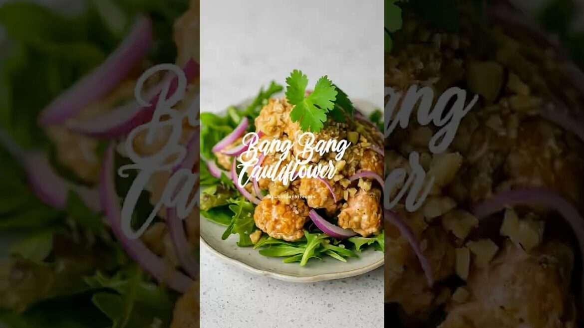 Bang Bang Cauliflower recipe #cauliflowerrecipe #vegetarianrecipes #healthyrecipes #healthycarbs