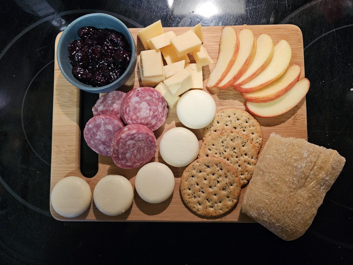 Quick board for dinner with what I had on hand