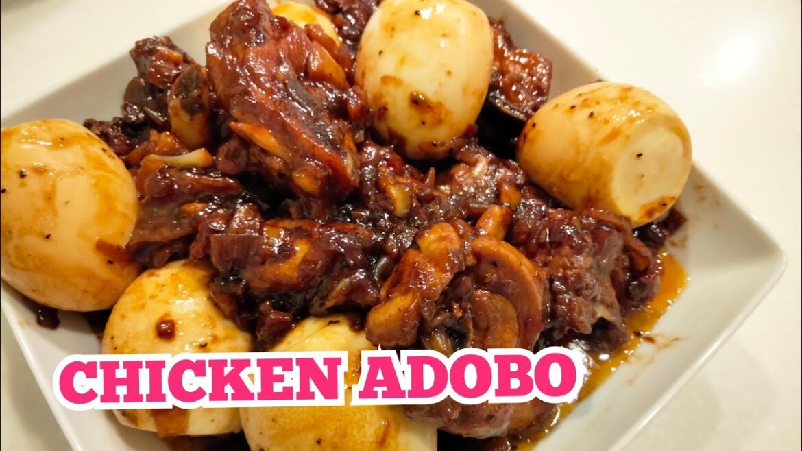 CHICKEN ADOBO RECIPE | Adobong manok na pinatuyo with egg