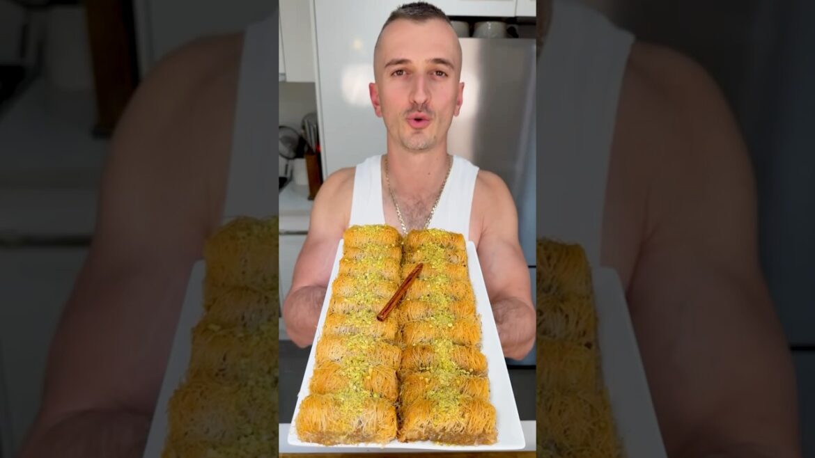Greek Kataifi Rolls Recipe (With Nuts and syrup) Greek Kataifi Rolls Recipe (With Nuts and syrup)