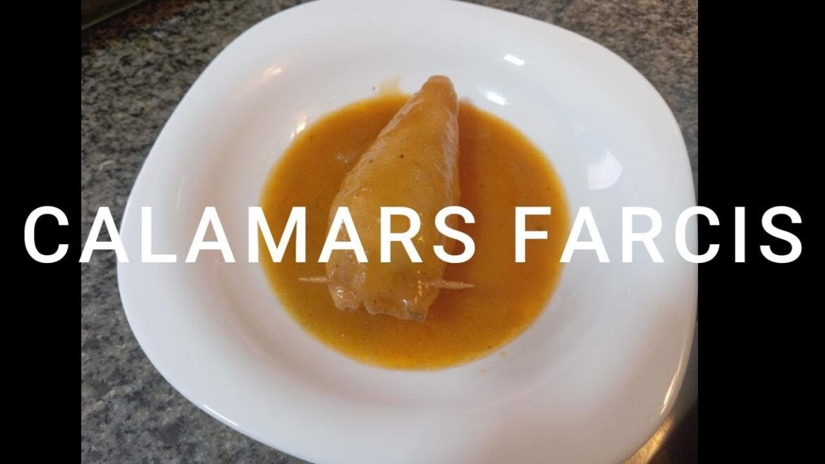 Calamars farcis pas à pas