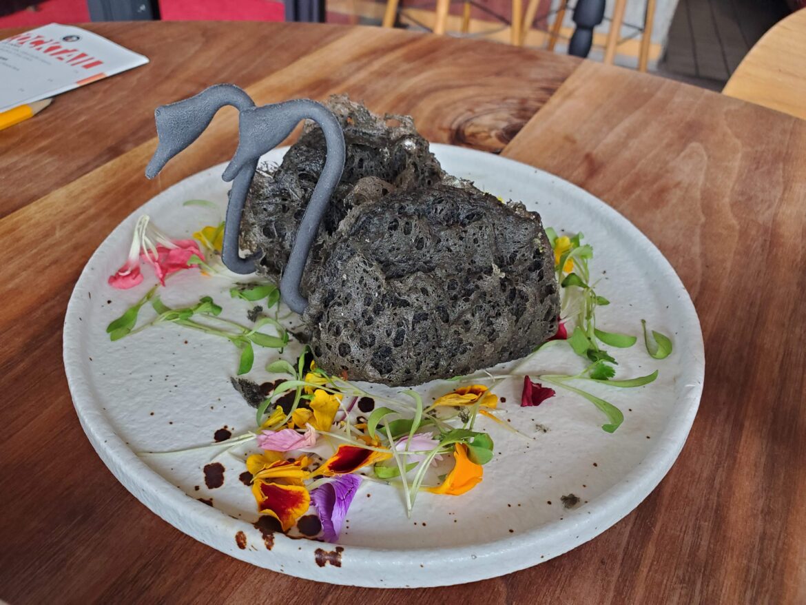 I ordered bread. I think I got an art exhibit.