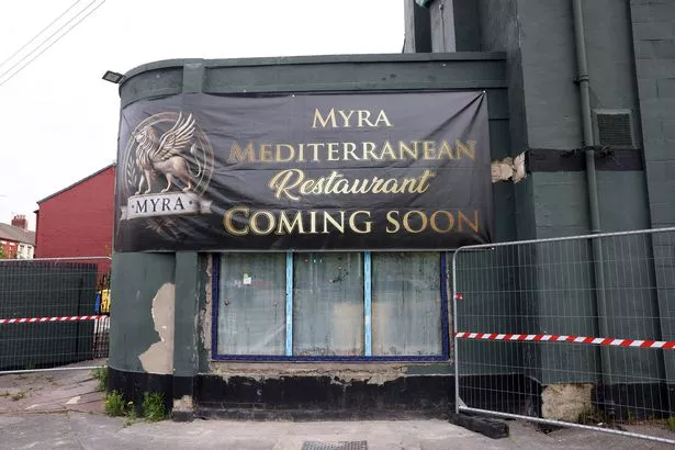 The former Love Bar on Smithdown Road which will soon open as Myra Mediterranean Restaurant