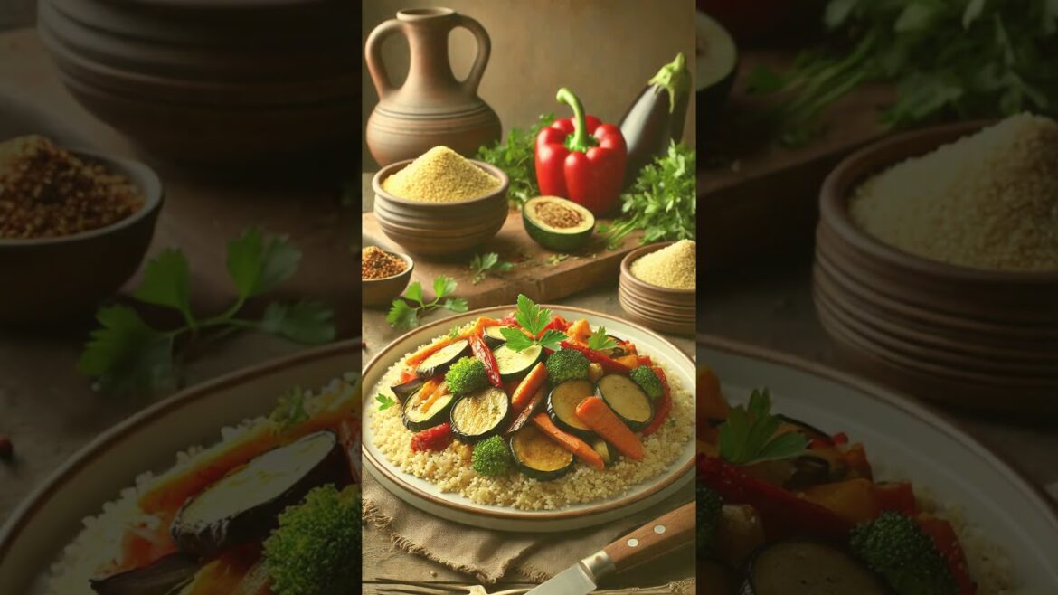 Couscous con Verdure Marocchine  #foodlover #plantbased #ricettevegane #veganfood #veganrecipes