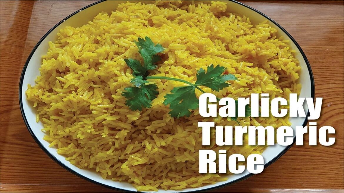 How to Cook Garlic Turmeric Rice | Healthy Yellow Rice Recipe | Middle Eastern Style Rice How to Cook Garlic Turmeric Rice | Healthy Yellow Rice Recipe | Middle Eastern Style Rice