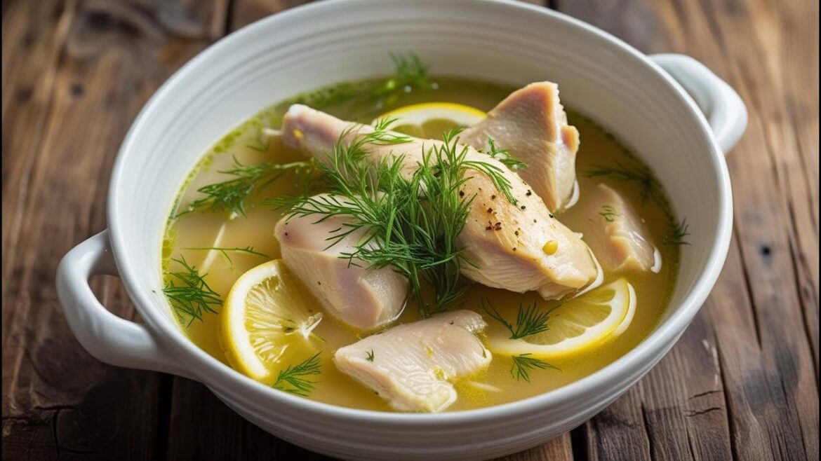 Avgolemono: Greek Lemon and Chicken Soup