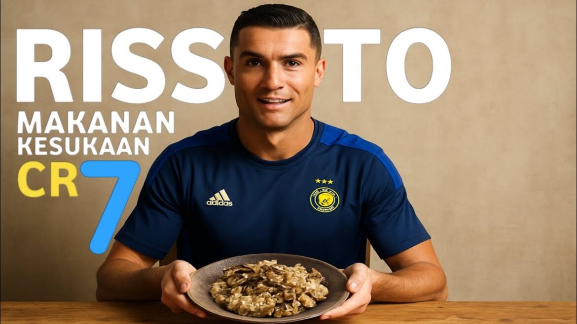 Rahasia Dapur Cristiano Ronaldo! Resep Risotto Jamur Creamy Favorit CR7 | Mudah & Lezat untuk Pemula