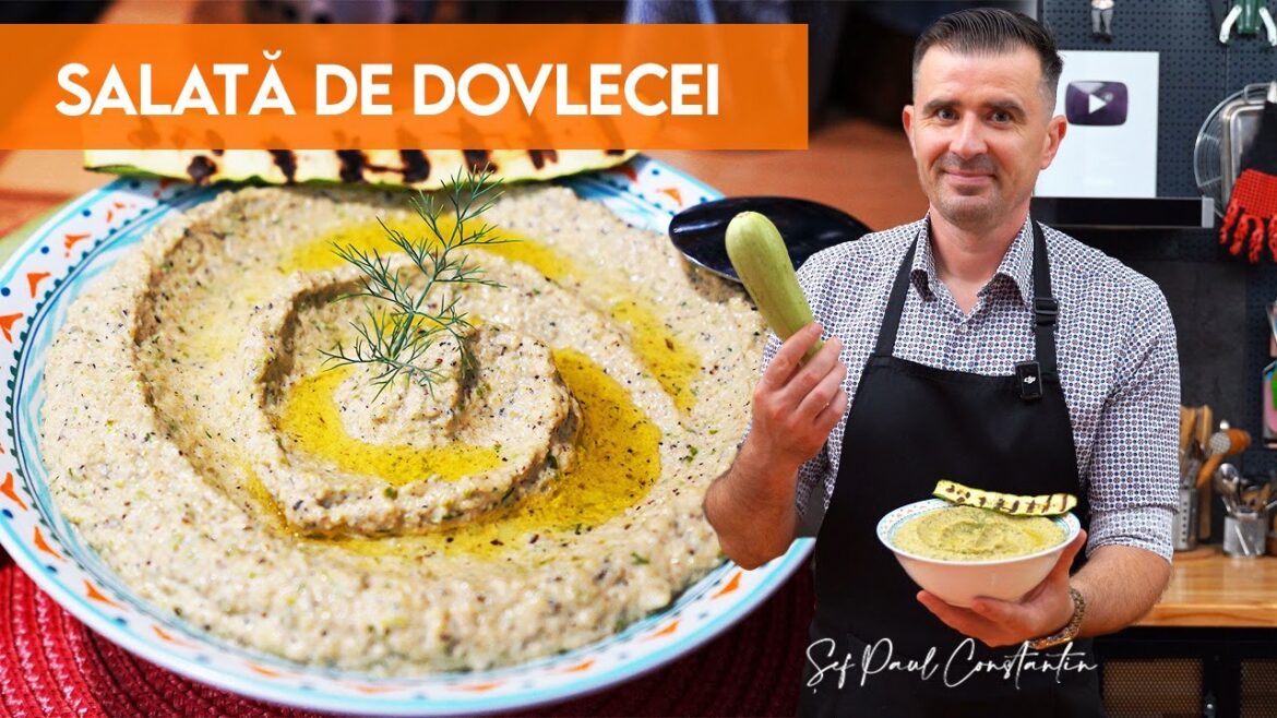 Fă această Salată de Dovlecei la gratar, la fel de Delicioasă ca Salata de Vinete -ȘefPaulConstantin