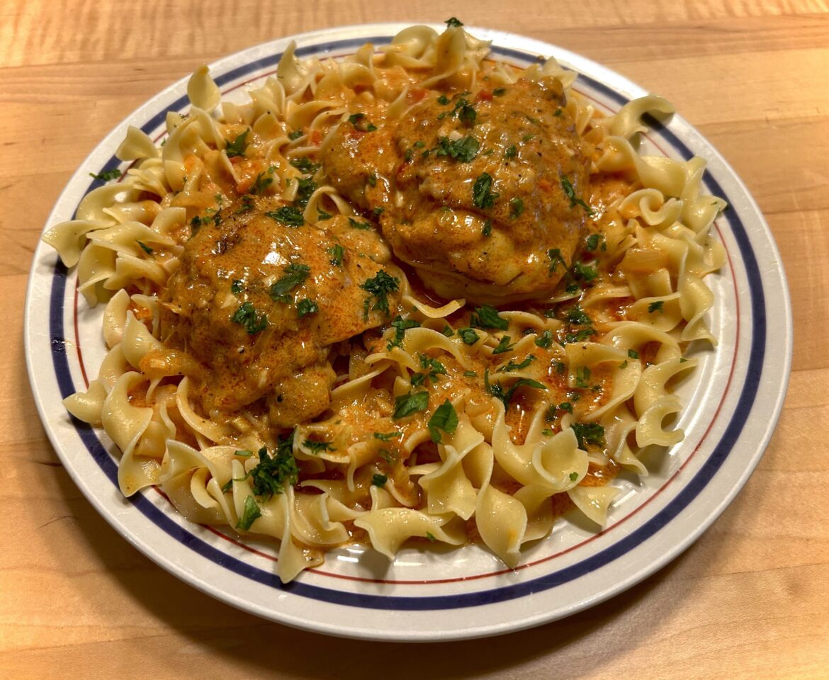 [Homemade]Chicken Paprikash