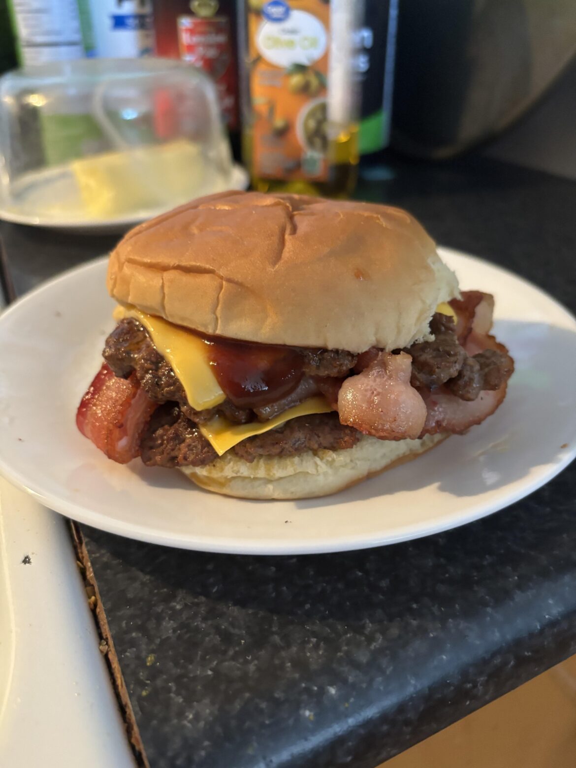 Bbq bacon burger